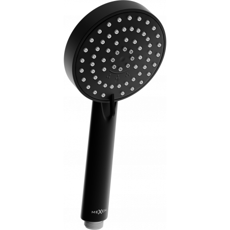 Mexen R-75 3-function shower handle, Black - 79575-70