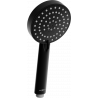 Mexen R-75 3-function shower head, black - 79575-70