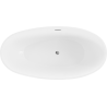 Mexen Bilbao freestanding bathtub 180 x 90 cm, white, chrome overflow - 51311809000-01