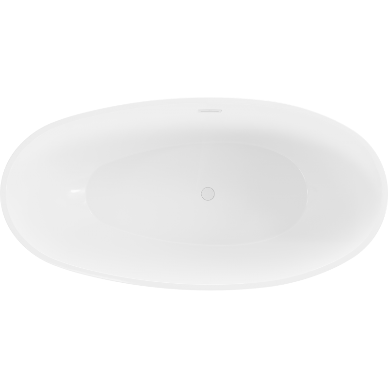 Mexen Bilbao Free-Standing Bath 180 x 90 cm, White, White Overflow - 51311809000-20