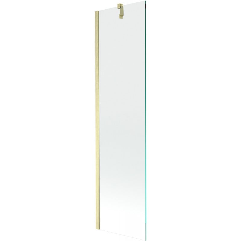 Mexen Next 1-panel bath screen 50 x 150 cm, transparent, brushed gold - 895-050-000-00-00-55