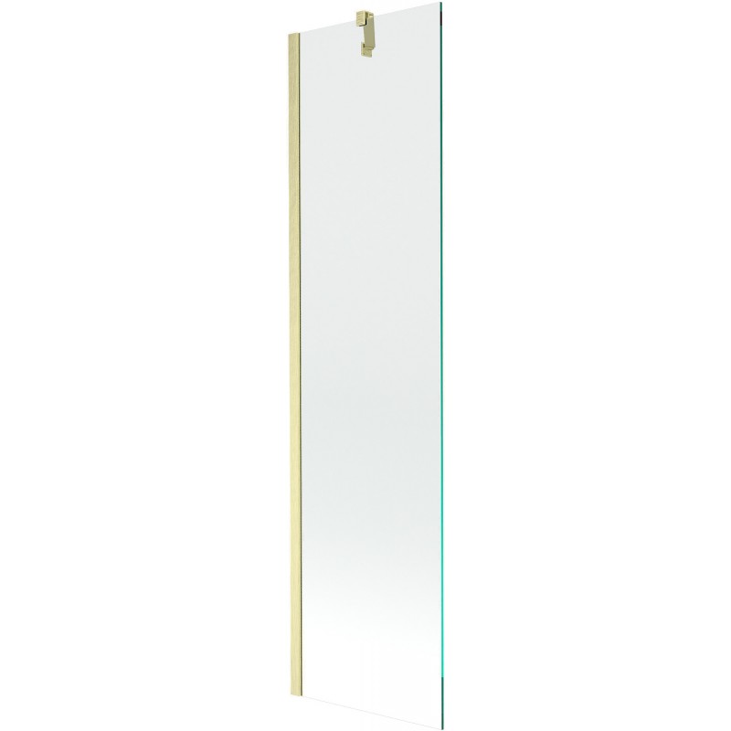 Mexen Next bath screen 1-winged 50 x 150 cm, transparent, brushed gold - 895-050-000-00-00-55