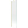 Mexen Next bath screen 1-winged 50 x 150 cm, transparent, brushed gold - 895-050-000-00-00-55