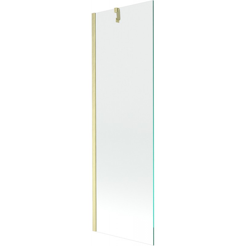 Mexen Next 1-panel bath screen 60 x 150 cm, transparent, brushed gold - 895-060-000-00-00-55