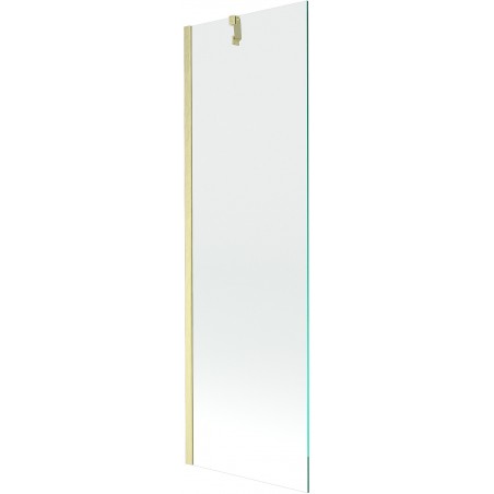 Mexen Next bath screen 1-wing 60 x 150 cm, transparent, brushed gold - 895-060-000-00-00-55