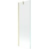 Mexen Next 1-panel bath screen 60 x 150 cm, transparent, brushed gold - 895-060-000-00-00-55