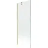 Mexen Next 1-panel bath screen 70 x 150 cm, transparent, brushed gold - 895-070-000-00-00-55