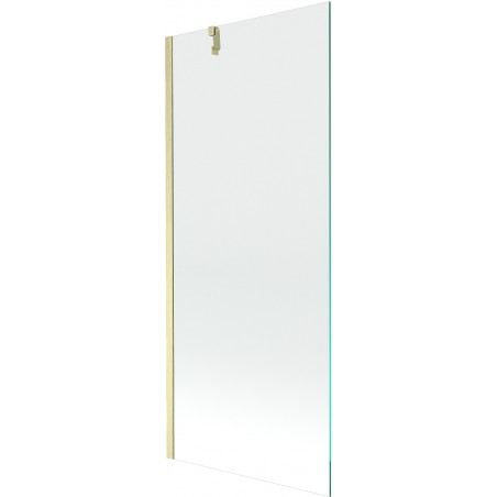 Mexen Next 1-wing shower screen 80 x 150 cm, transparent, brushed gold - 895-080-000-00-00-55