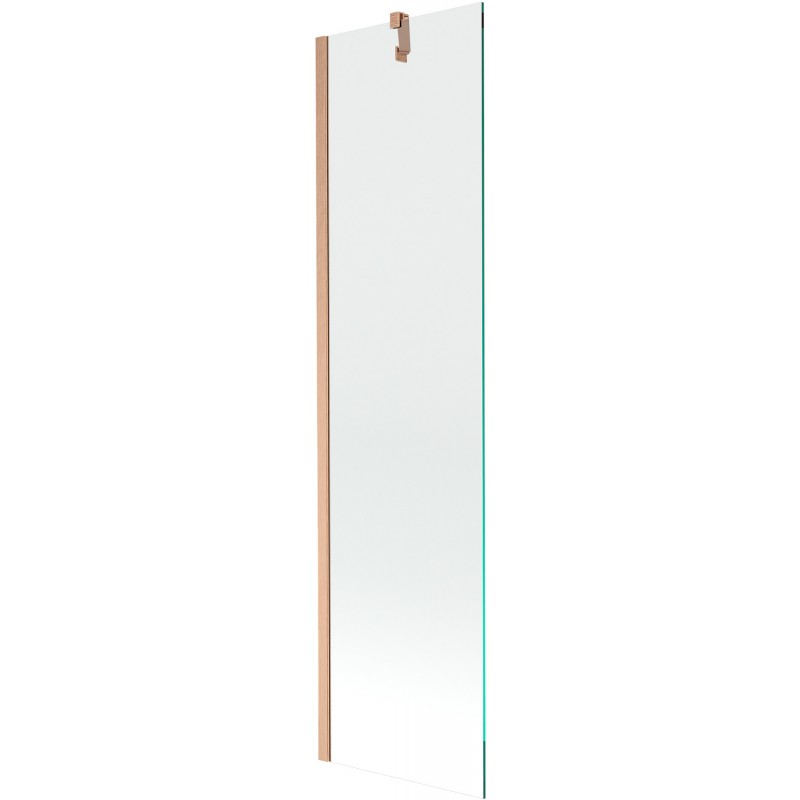 Mexen Next 1-wing Bathtub Screen 50 x 150 cm, Transparent, Brushed Copper - 895-050-000-00-00-65