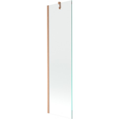 Mexen Next 1-wing Bathtub Screen 50 x 150 cm, Transparent, Brushed Copper - 895-050-000-00-00-65