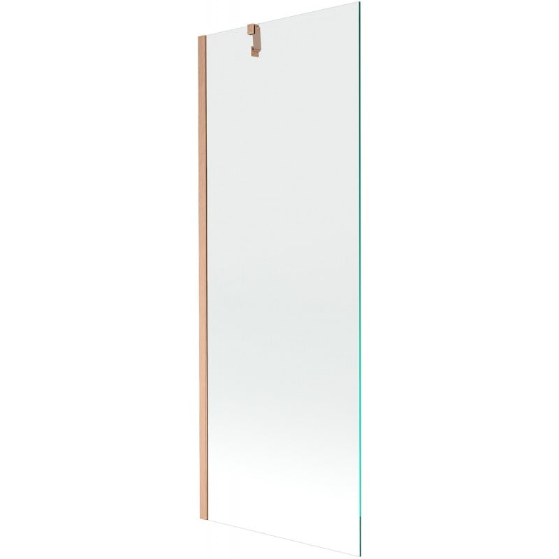 Mexen Next bath screen 1-panel 70 x 150 cm, transparent, brushed copper - 895-070-000-00-00-65
