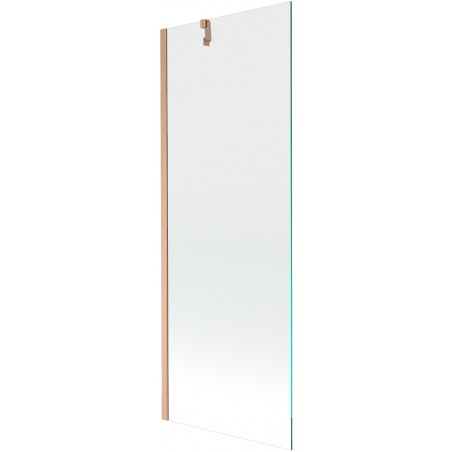 Mexen Next Bathtub Screen 1-Panel 70 x 150 cm, Transparent, Brushed Copper - 895-070-000-00-00-65