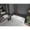 Mexen Next 1-wing Bath Screen 90 x 150 cm, transparent, brushed copper - 895-090-000-00-00-65