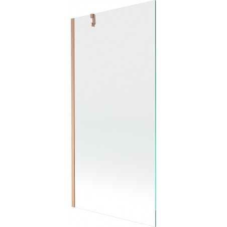 Mexen Next Bathtub Screen 1-Panel 90 x 150 cm, Transparent, Brushed Copper - 895-090-000-00-00-65