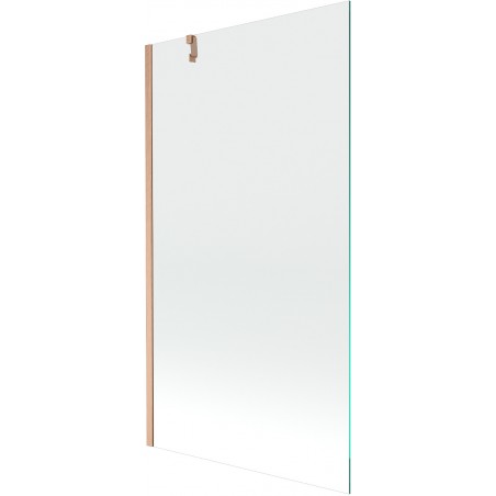 Mexen Next bathtub screen 1-wing 100 x 150 cm, transparent, brushed copper - 895-100-000-00-00-65