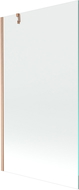 Mexen Next bathtub screen 1-wing 100 x 150 cm, transparent, brushed copper - 895-100-000-00-00-65
