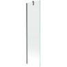 Mexen Next 1-panel bath screen 50 x 150 cm, transparent, brushed gun gray - 895-050-000-00-00-66