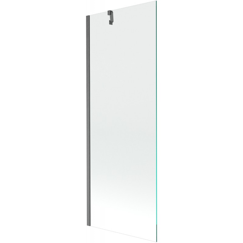 Mexen Next single-panel bathtub screen 70 x 150 cm, transparent, brushed gun gray - 895-070-000-00-00-66