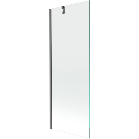 Mexen Next single-panel bathtub screen 70 x 150 cm, transparent, brushed gun gray - 895-070-000-00-00-66