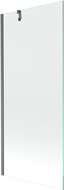 Mexen Next 1-wing bath screen 80 x 150 cm, transparent, brushed gun gray - 895-080-000-00-00-66