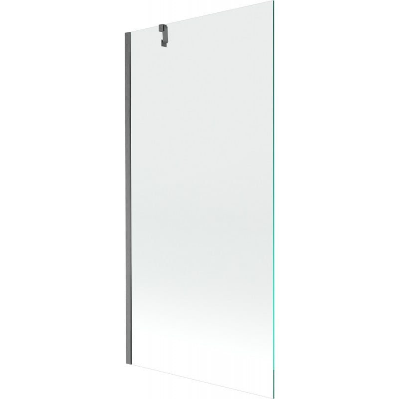 Mexen Next 1-panel bath screen 90 x 150 cm, transparent, brushed gun gray - 895-090-000-00-00-66