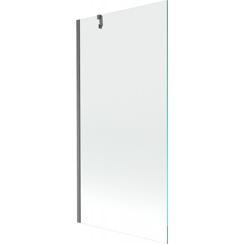 Mexen Next 1-wing Bath Screen 90 x 150 cm, Transparent, Brushed Gun Gray - 895-090-000-00-00-66