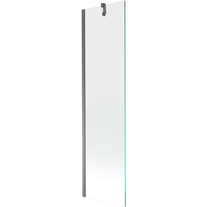 Mexen Next Shower Screen 1-Panel 50 x 150 cm, Transparent, Gun Metal - 895-050-000-00-00-95
