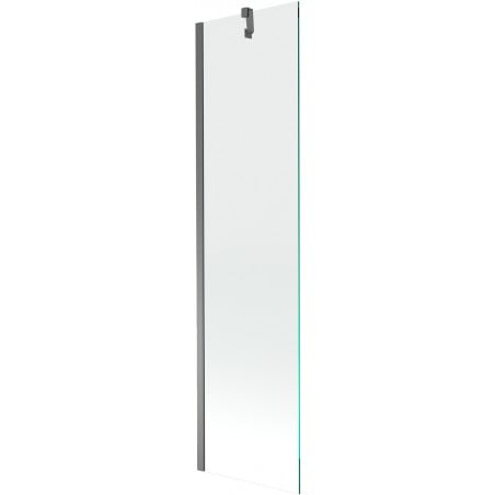 Mexen Next Shower Screen 1-Panel 50 x 150 cm, Transparent, Gun Metal - 895-050-000-00-00-95