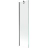 Mexen Next 1-wing Bathtub Screen 50 x 150 cm, Transparent, Gun Metal - 895-050-000-00-00-95