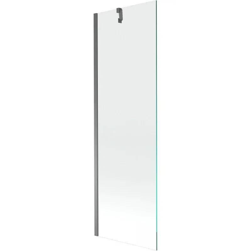 Mexen Next 1-wing Bath Screen 60 x 150 cm, Transparent, Gun Metal - 895-060-000-00-00-95