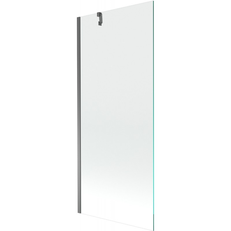 Mexen Next Bathtub Screen 1-Panel 80 x 150 cm, Transparent, Gun Metal - 895-080-000-00-00-95