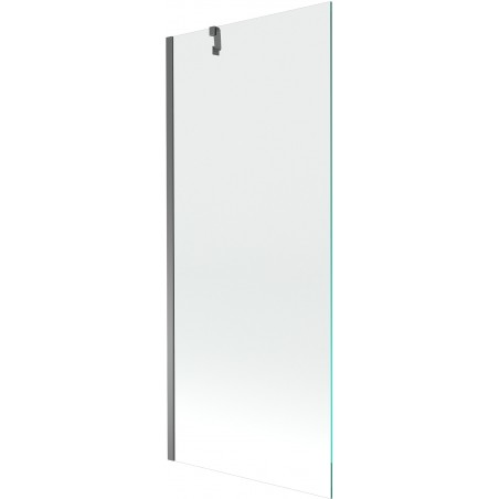 Mexen Next Bathtub Screen 1-Panel 80 x 150 cm, Transparent, Gun Metal - 895-080-000-00-00-95