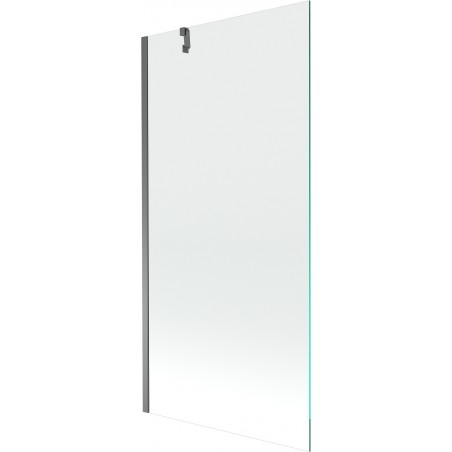 Mexen Next 1-wing Bath Screen 90 x 150 cm, Transparent, Gun Metal - 895-090-000-00-00-95
