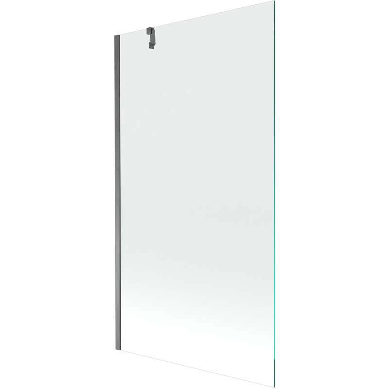 Mexen Next 1-Panel Bathtub Screen 100 x 150 cm, Transparent, Gun Metal - 895-100-000-00-00-95