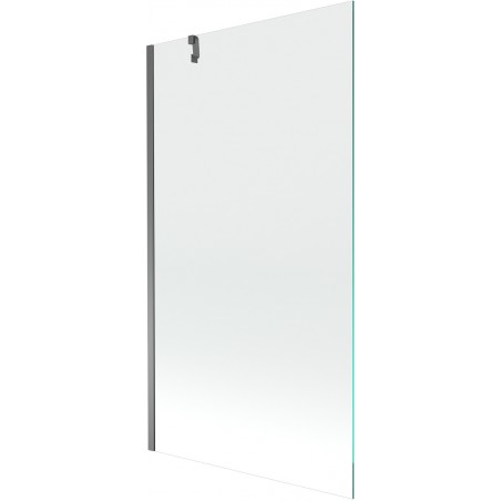 Mexen Next 1-Panel Bathtub Screen 100 x 150 cm, Transparent, Gun Metal - 895-100-000-00-00-95