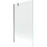 Mexen Next 1-panel shower screen 100 x 150 cm, transparent, gun metal - 895-100-000-00-00-95