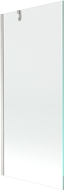 Mexen Next 1-panel Bath Screen 80 x 150 cm, Transparent, Brushed Nickel - 895-080-000-00-00-97