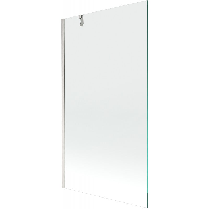 Mexen Next 1-wing bath screen 100 x 150 cm, transparent, brushed nickel - 895-100-000-00-00-97