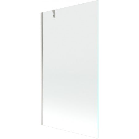 Mexen Next 1-wing bath screen 100 x 150 cm, transparent, brushed nickel - 895-100-000-00-00-97