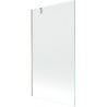 Mexen Next Bathtub Screen 1-panel 100 x 150 cm, transparent, brushed nickel - 895-100-000-00-00-97