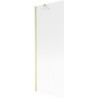 Mexen Next 1-Panel Bathtub Screen 70 x 150 cm, Stripes, Brushed Gold - 895-070-000-00-09-55