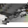 Mexen Next 1-panel bathtub screen 50 x 150 cm, stripes, brushed gun gray - 895-050-000-00-09-66