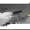 Mexen Next 1-panel bathtub screen 50 x 150 cm, stripes, brushed gun gray - 895-050-000-00-09-66