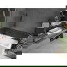 Mexen Next bathtub screen 1-wing 60 x 150 cm, stripes, brushed gun gray - 895-060-000-00-09-66