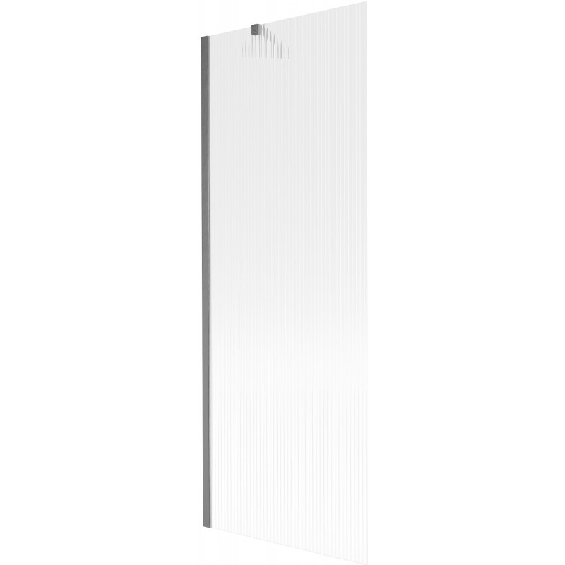 Mexen Next shower screen 1-wing 70 x 150 cm, stripes, brushed gun gray - 895-070-000-00-09-66