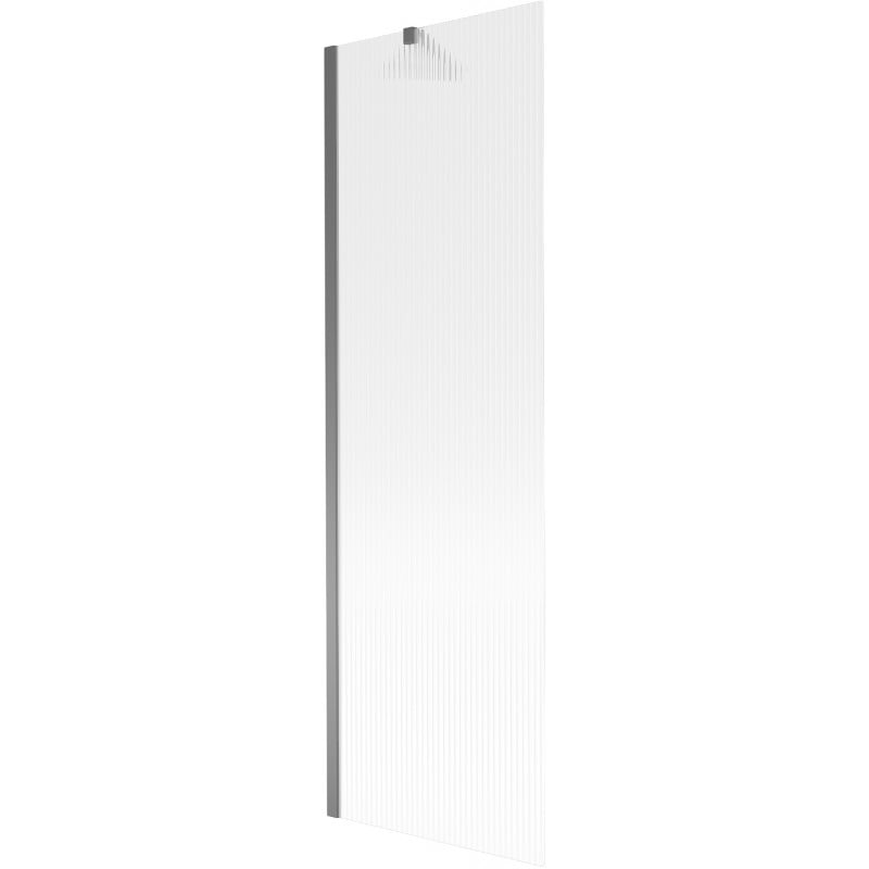 Mexen Next bath screen 1-panel 60 x 150 cm, striped, gun metal - 895-060-000-00-09-95