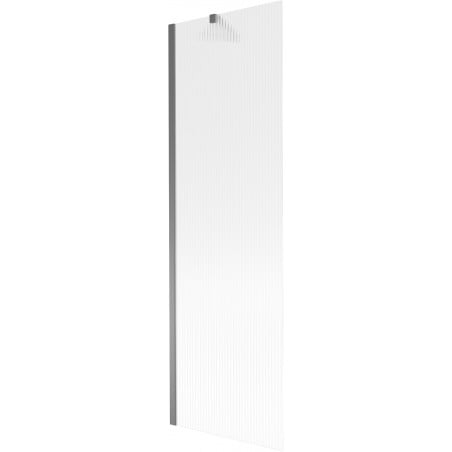 Mexen Next bathtub screen 1-winged 60 x 150 cm, stripes, gun metal - 895-060-000-00-09-95
