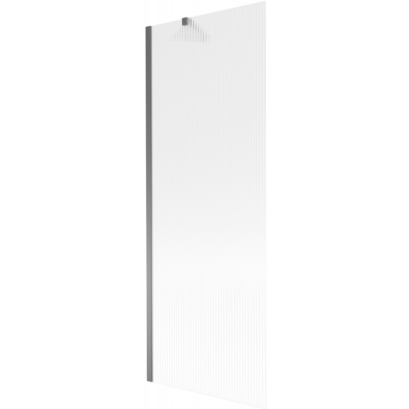 Mexen Next 1-Panel Bath Screen 70 x 150 cm, Stripes, Gun Metal - 895-070-000-00-09-95