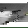 Mexen Next bathtub screen 1-winged 80 x 150 cm, stripes, gun metal - 895-080-000-00-09-95