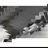 Mexen Next Bathtub Screen 1-Panel 90 x 150 cm, Stripes, Gun Metal - 895-090-000-00-09-95